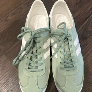 Madden Girl Mint Green Lace-Up Sneakers